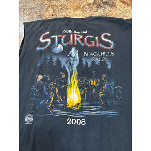 Vintage 2008 Sturgis Black Hills Rally Sleeveless T-Shirt